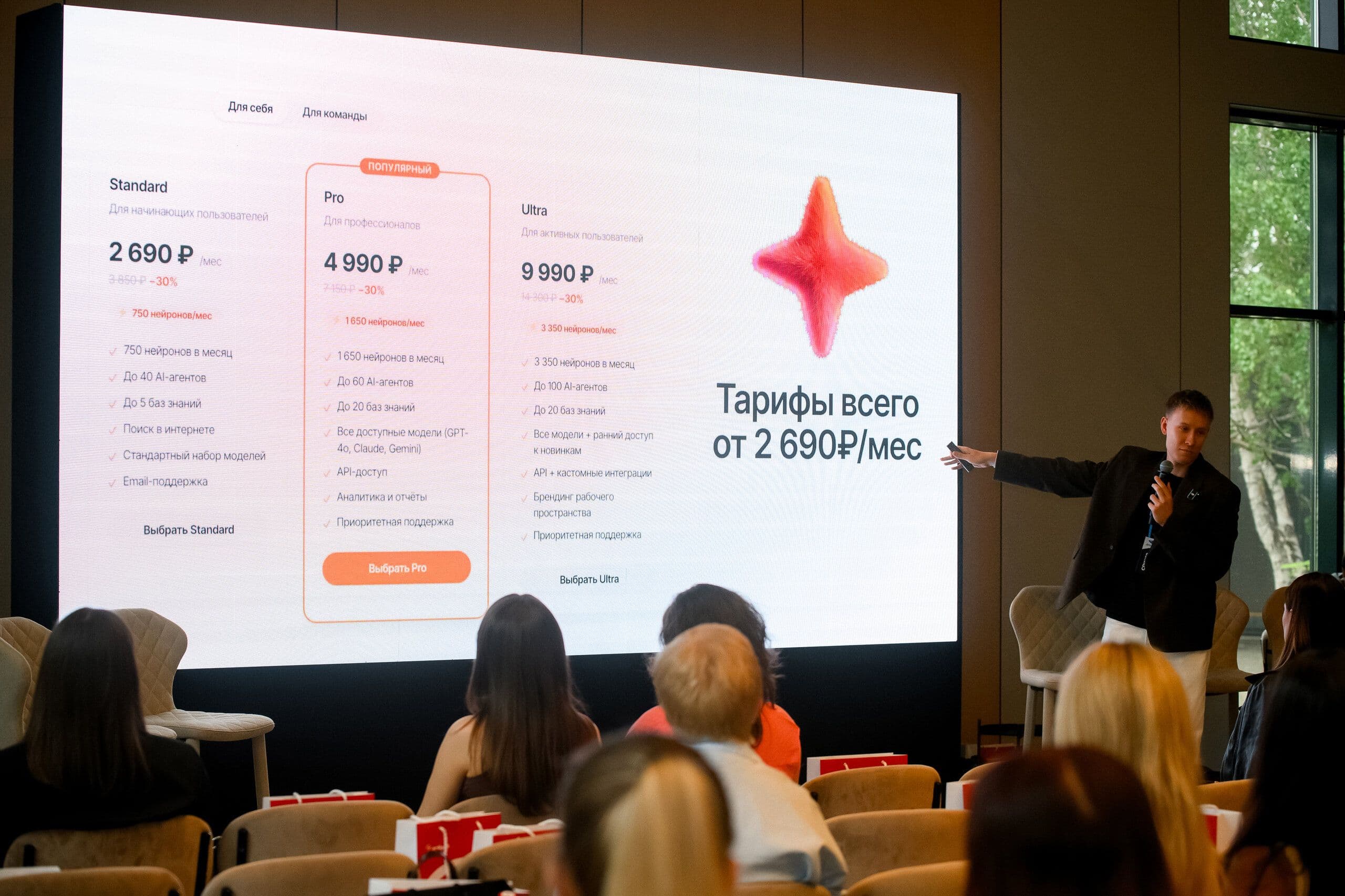 Тарифы СуперИнтеллекта: Standard, Pro и Ultra — от 2690 ₽ в месяц