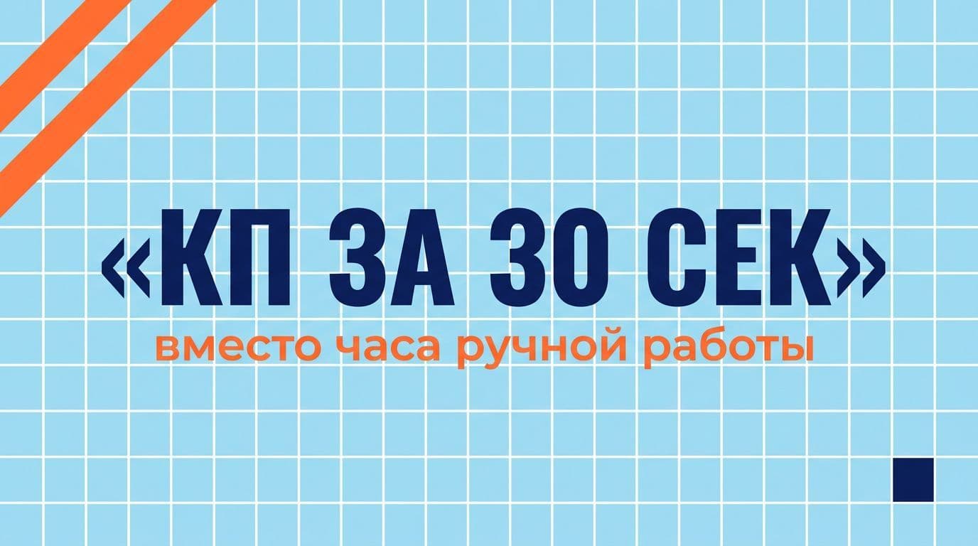 Персонализированное КП за 30 секунд вместо часа ручной работы — главный win для отдела продаж