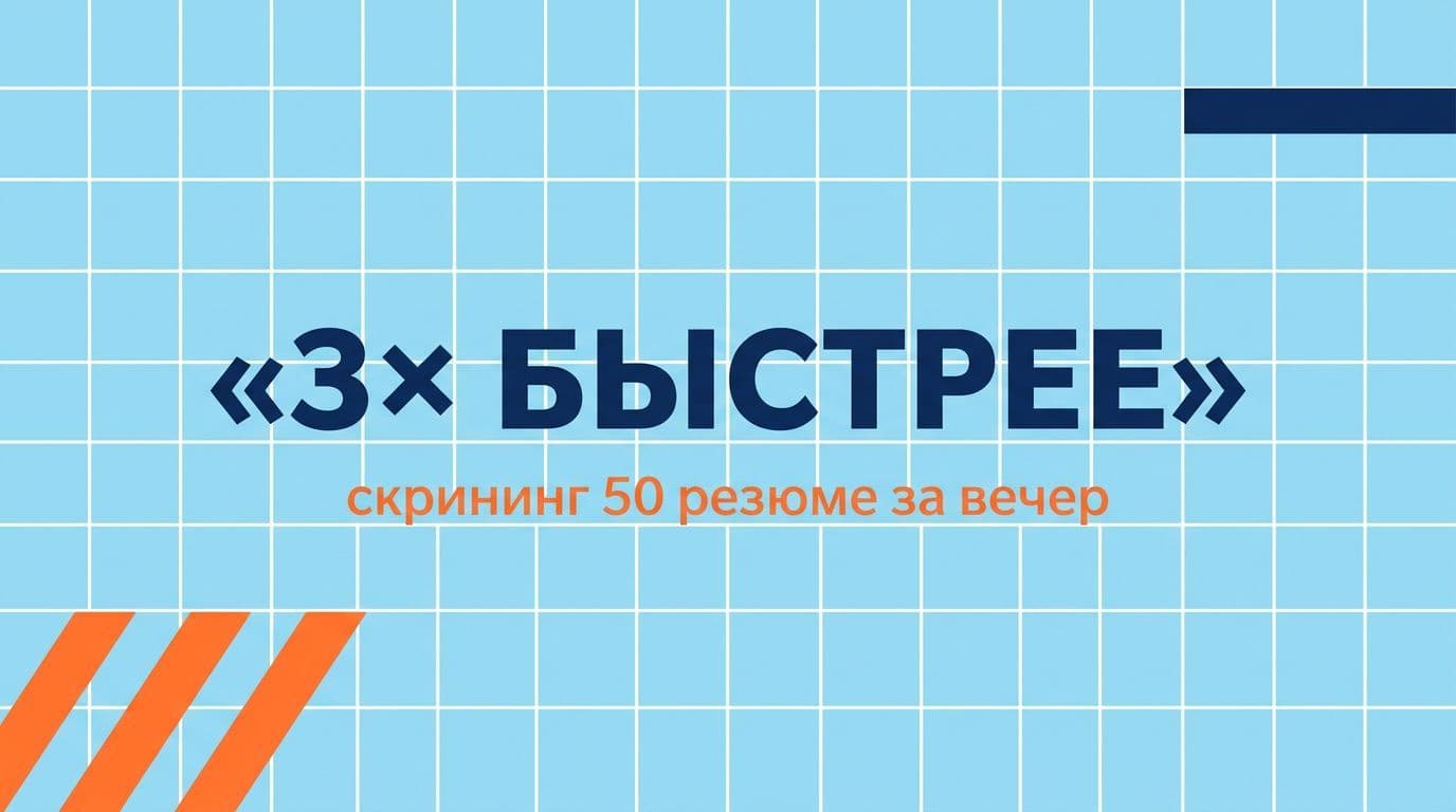 Скрининг 50 резюме за вечер вместо недели — реальный эффект AI-агента в HR