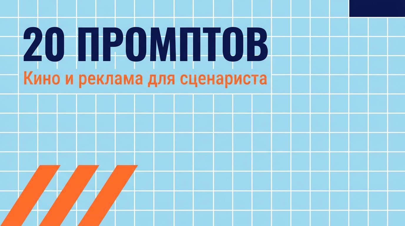20 промптов для сценариев: кино и реклама