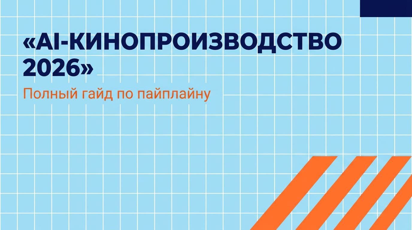 Полный гайд по AI-кинопроизводству в 2026