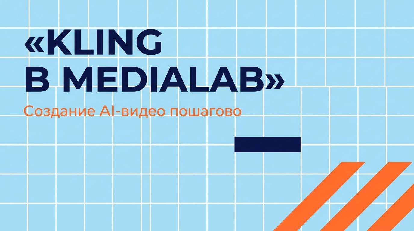 Kling в MediaLab: как создавать AI-видео из изображений