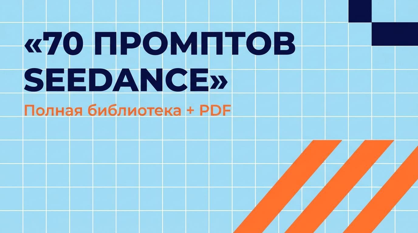 70 промптов для Seedance 2.0: полная библиотека