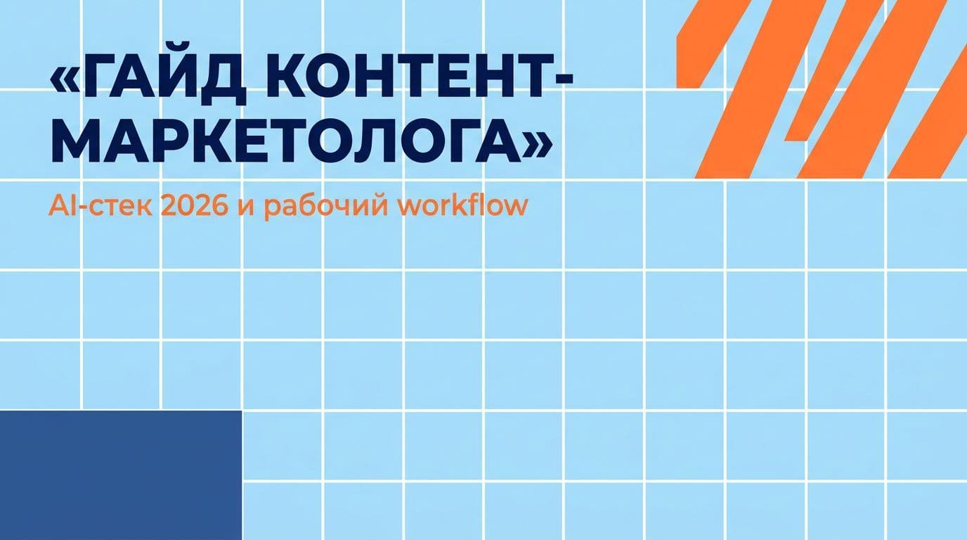 Гайд контент-маркетолога 2026: AI-стек и рабочий workflow