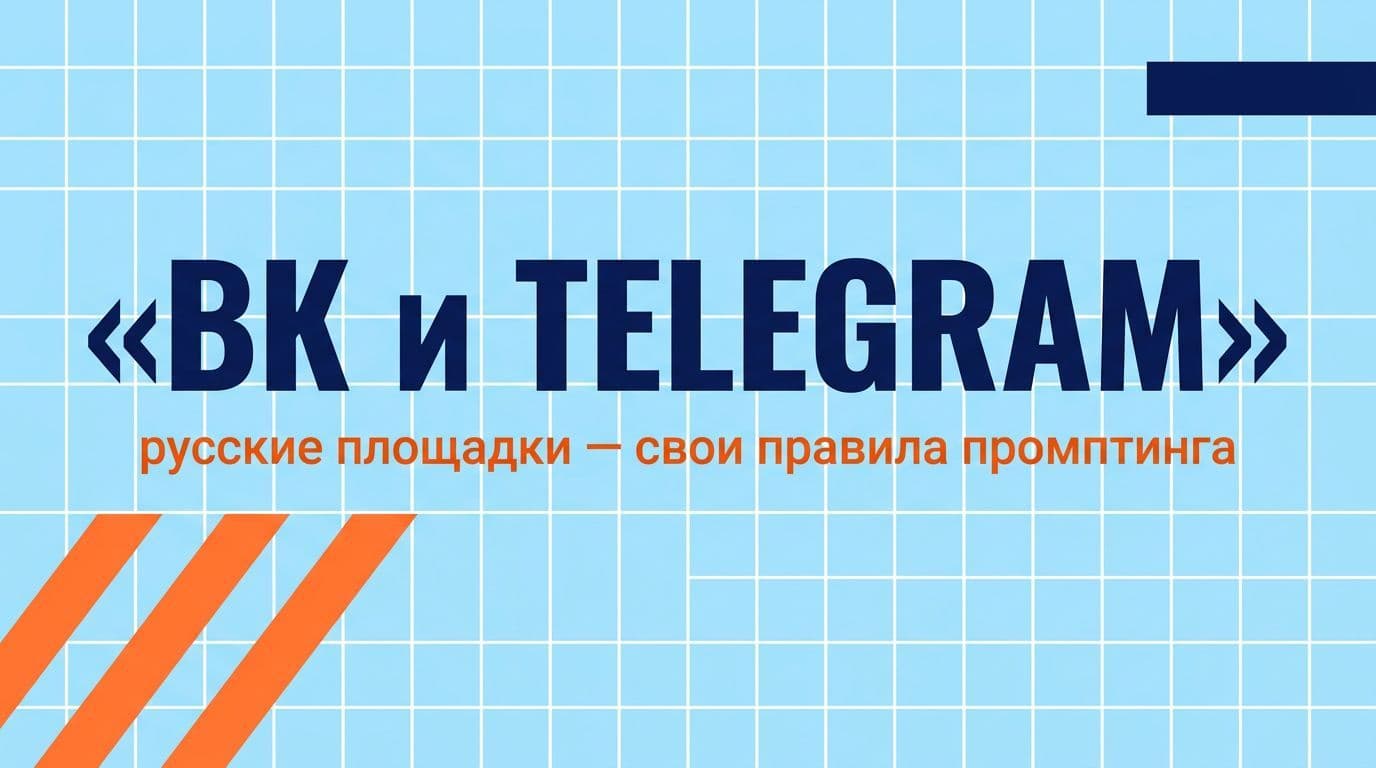 Российские платформы — свои алгоритмы и tone of voice; универсальный пост не работает