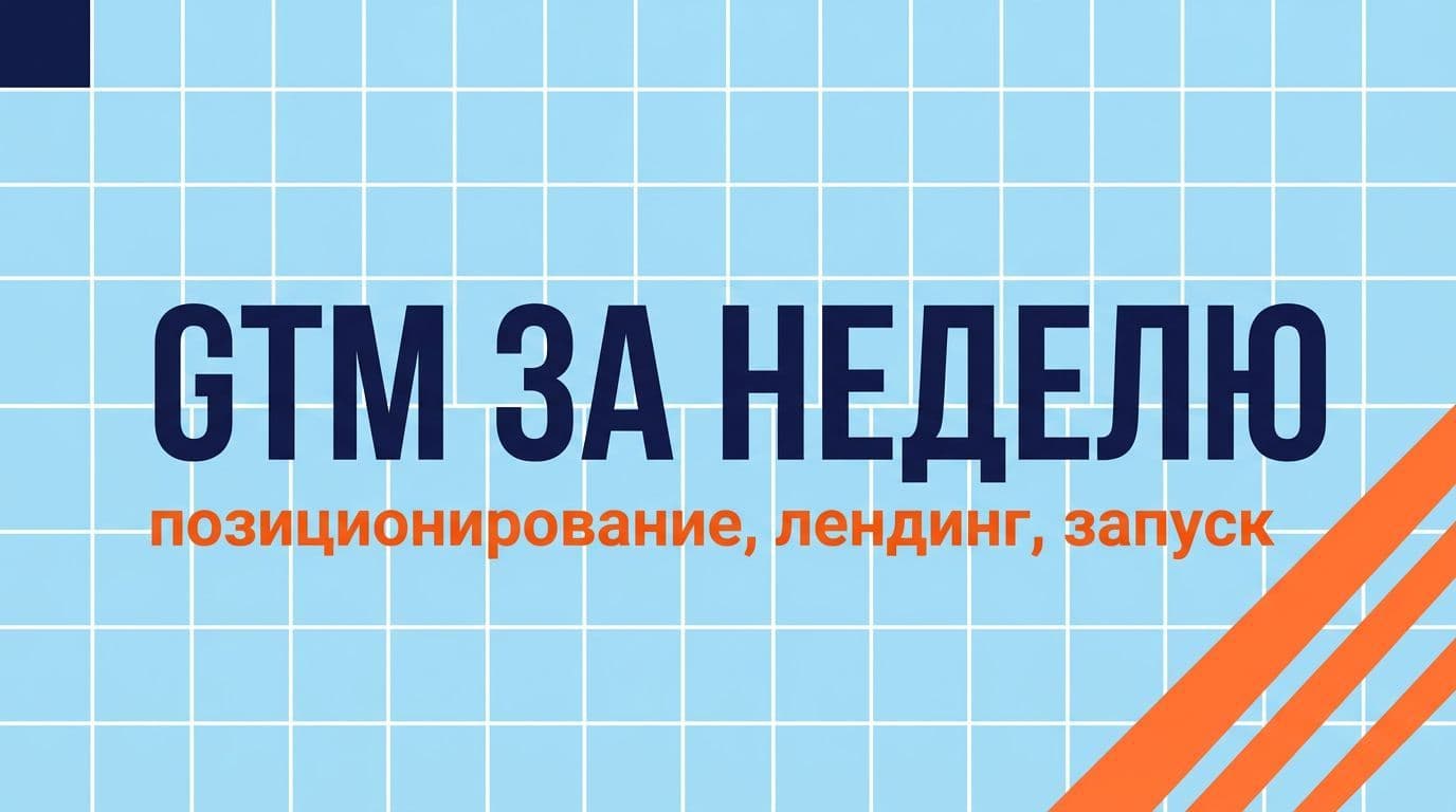 GTM за неделю — позиционирование, лендинг, launch-материалы силами одного человека с AI