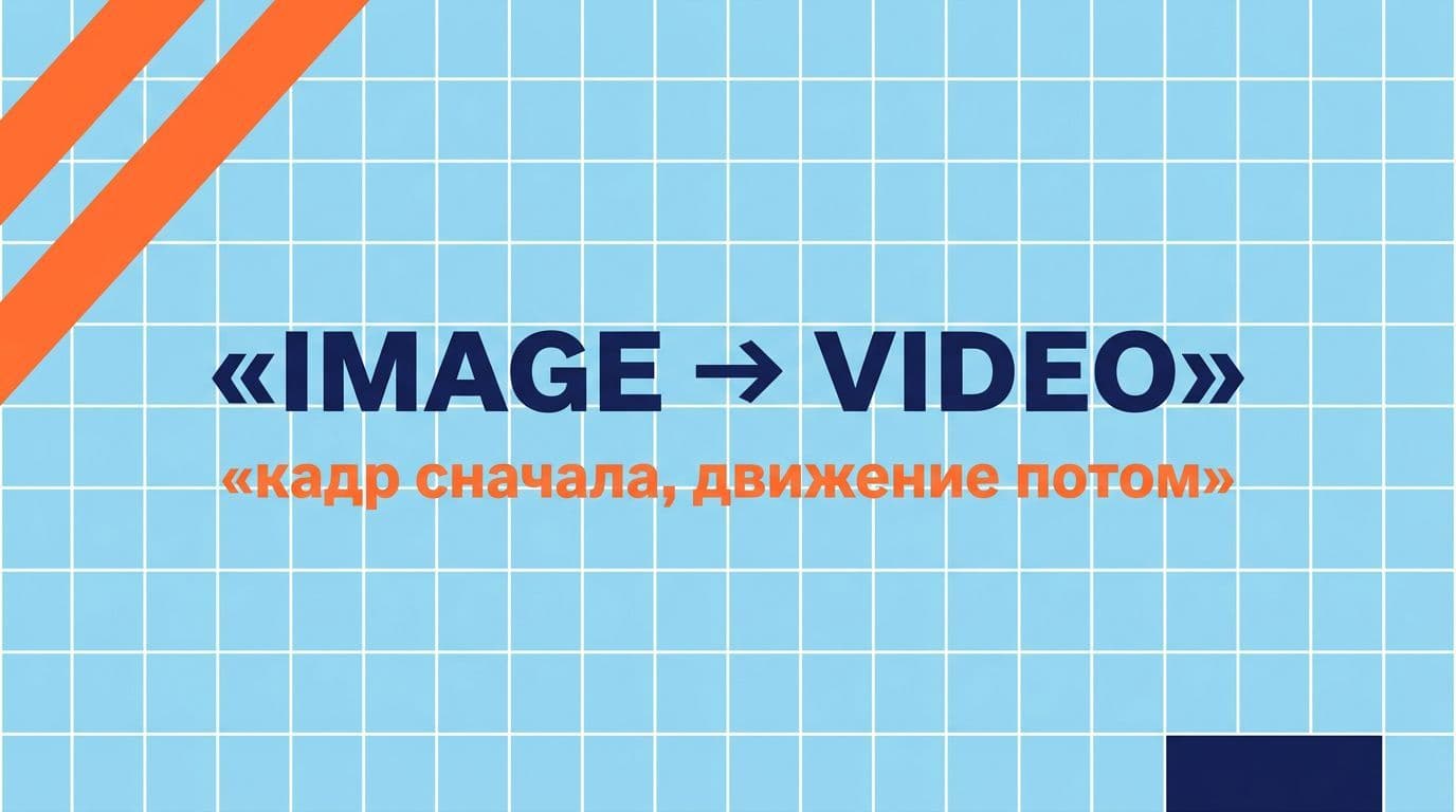 Сначала идеальный кадр как изображение, потом оживление в видео — контроль композиции на каждом шаге
