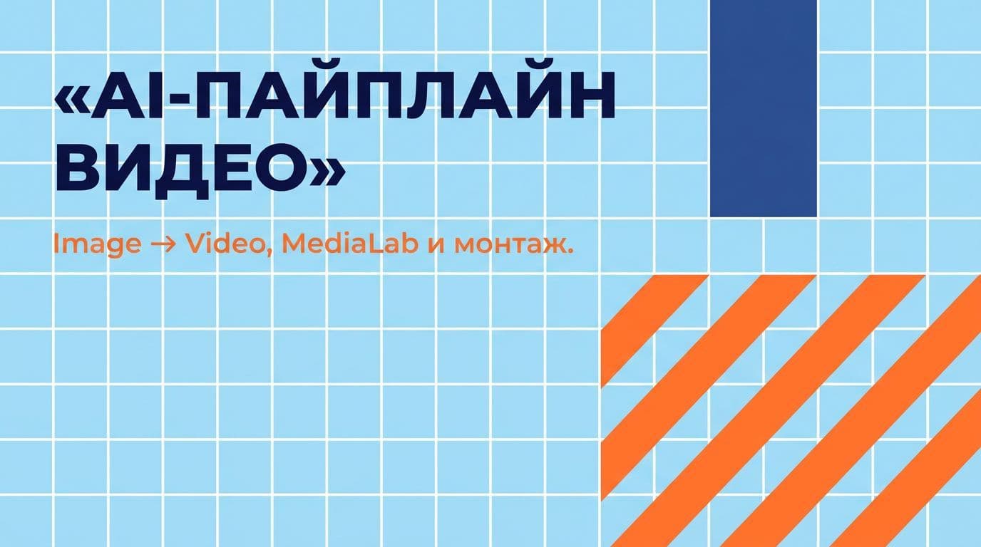 AI-пайплайн видео: от кадра к ролику через MediaLab