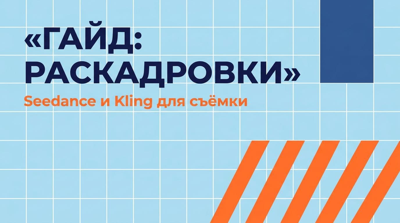 Гайд: раскадровки и видео для съёмки через Seedance и Kling