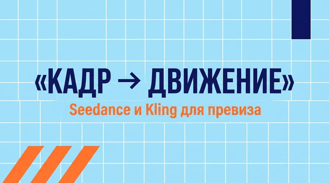 Пайплайн Image → Video: раскадровки и превизы через Seedance и Kling