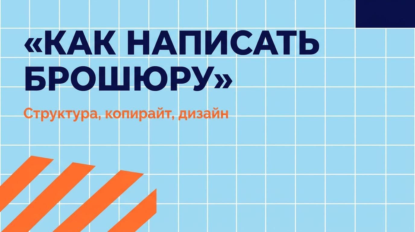 Как написать маркетинговую брошюру: структура, копирайт, дизайн