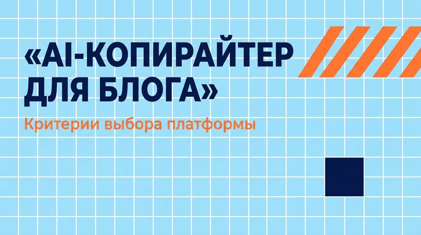 AI-копирайтер для блога: критерии выбора платформы