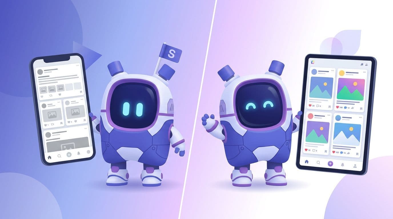 Контент до/после и обучающие посты косметолога с ИИ