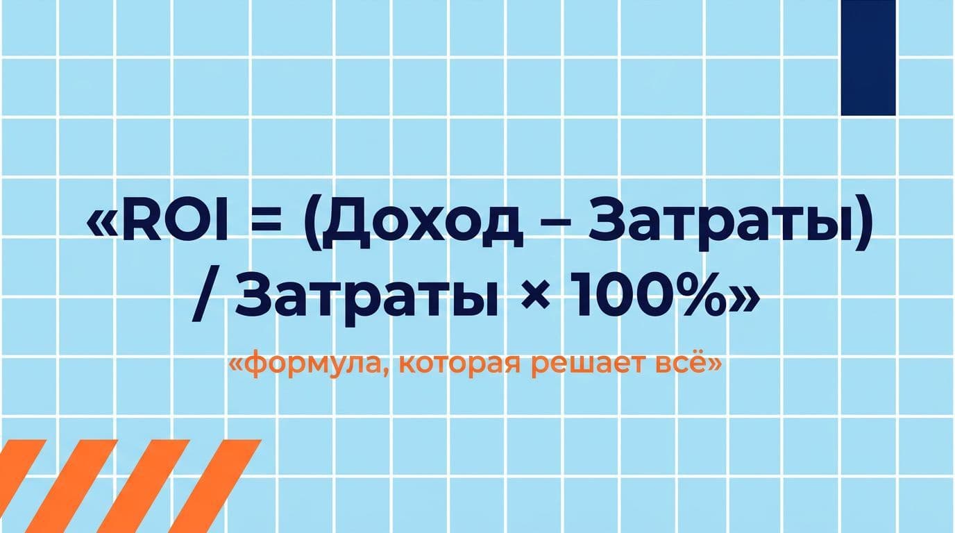 Формула ROI контент-маркетинга — простая на первый взгляд, но требует точного учёта затрат и attribution