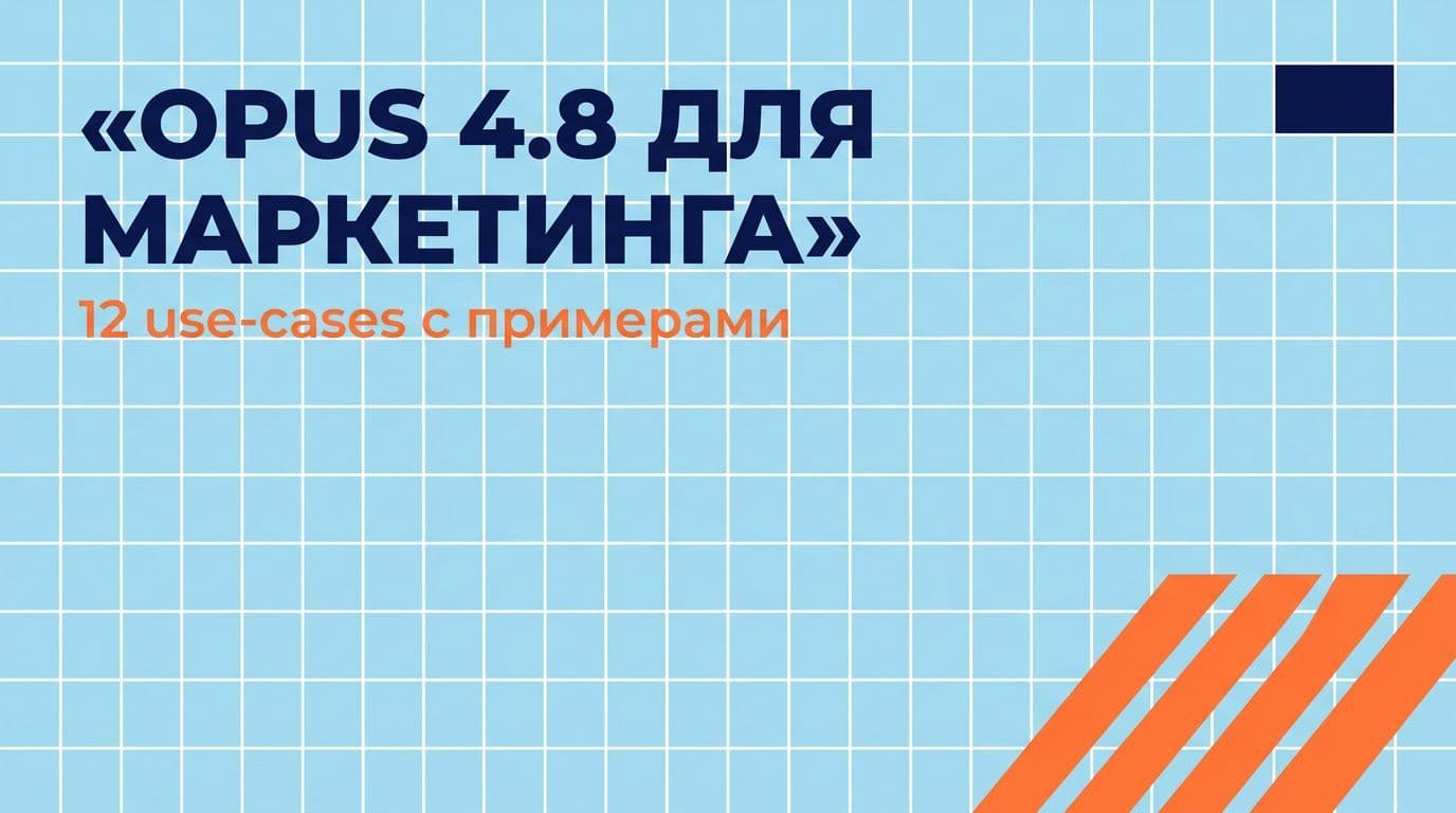 Claude Opus 4.8 для маркетологов: 12 use-cases с примерами