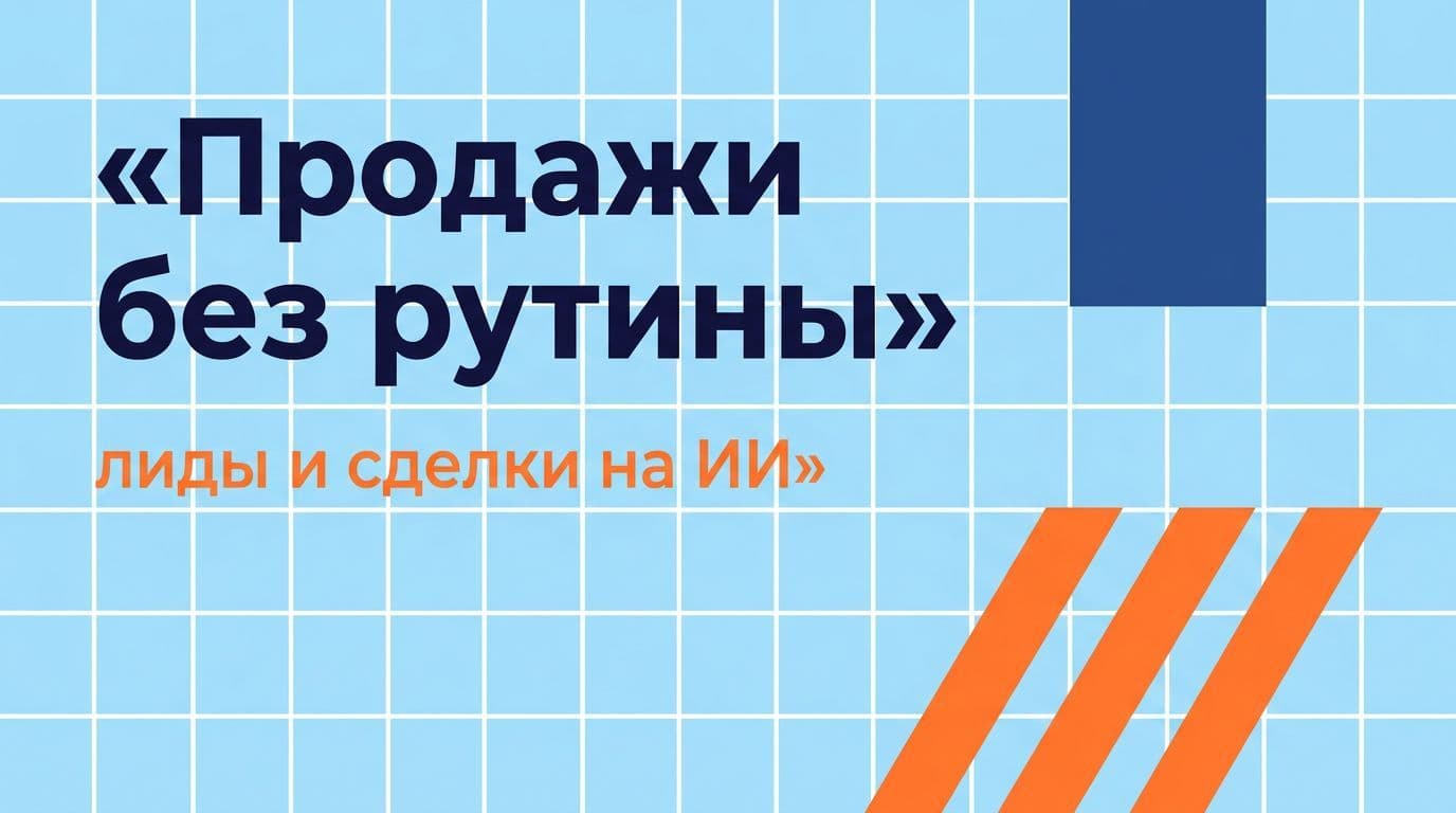 Меньше рутины в продажах: ИИ обрабатывает лиды, КП и CRM