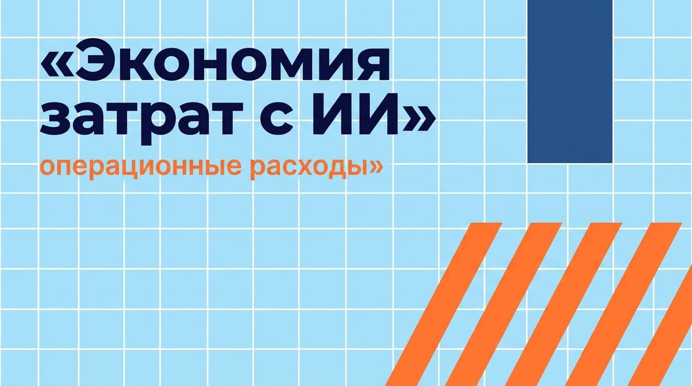 Экономия операционных затрат с помощью ИИ: на чём и сколько экономить